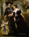 Rubens su esposa Helena Fourment y su hijo Peter Paul Barroco Peter Paul Rubens